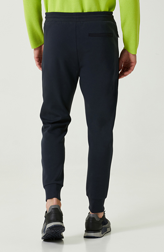 N-Tech Yan Cep Fermuarlı Lacivert Eşofman Altı