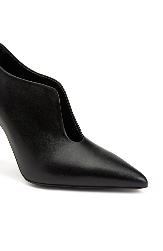 Siyah Kadın Deri Ayakkabı