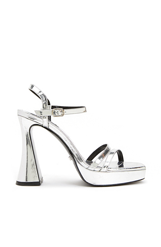 Silver Kadın Deri Sandalet