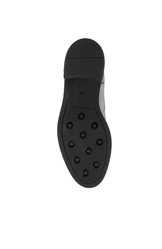 Siyah Kadın Deri Chelsea Bot