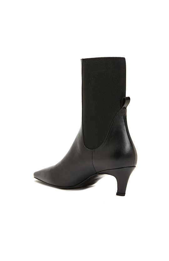 Siyah Kadın Deri Bot