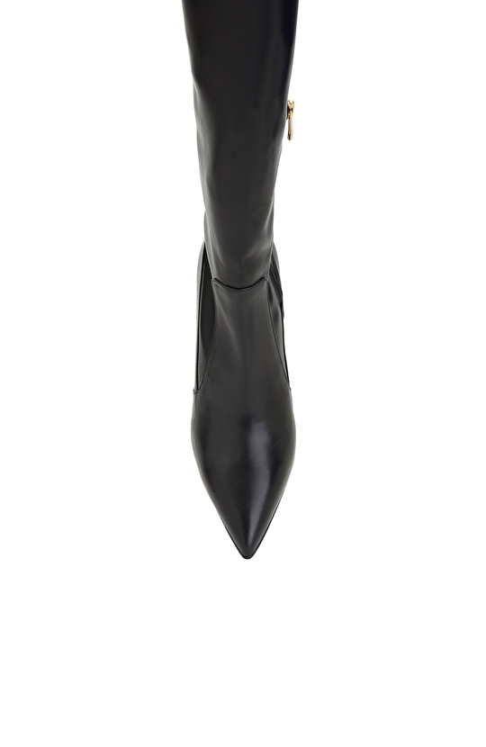 Siyah Kadın Deri Çizme