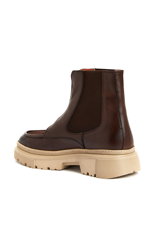 Kahverengi Erkek Deri Bot