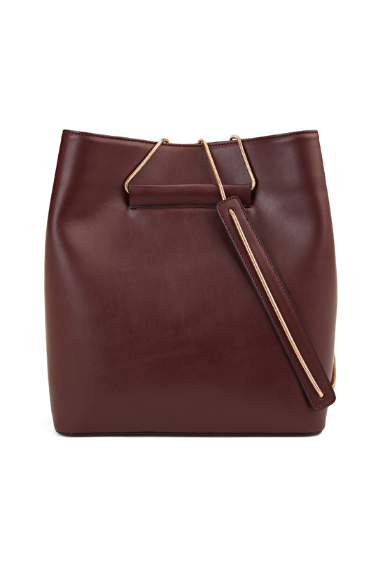 Bordo Kadın Deri Çanta