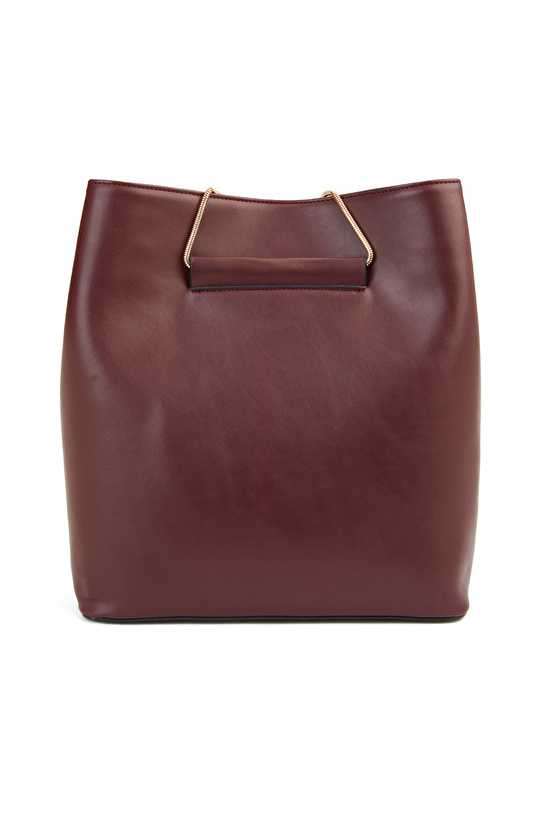 Bordo Kadın Deri Çanta