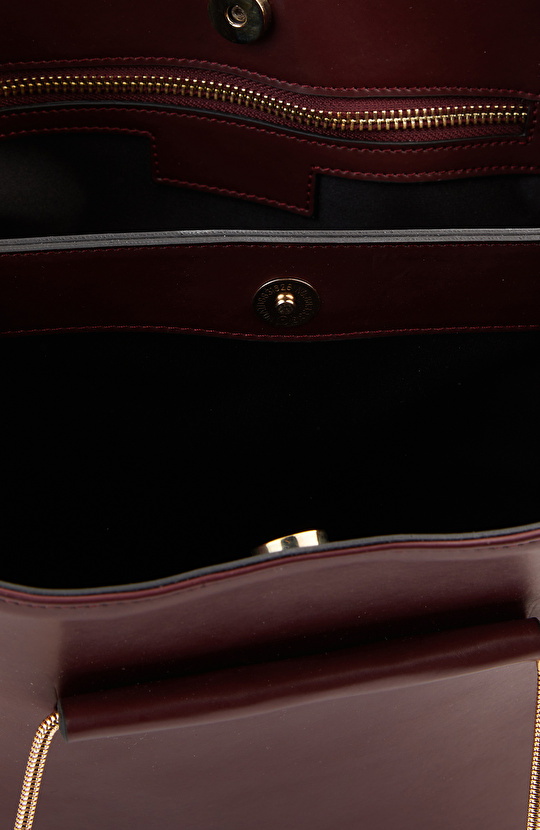 Bordo Kadın Deri Çanta