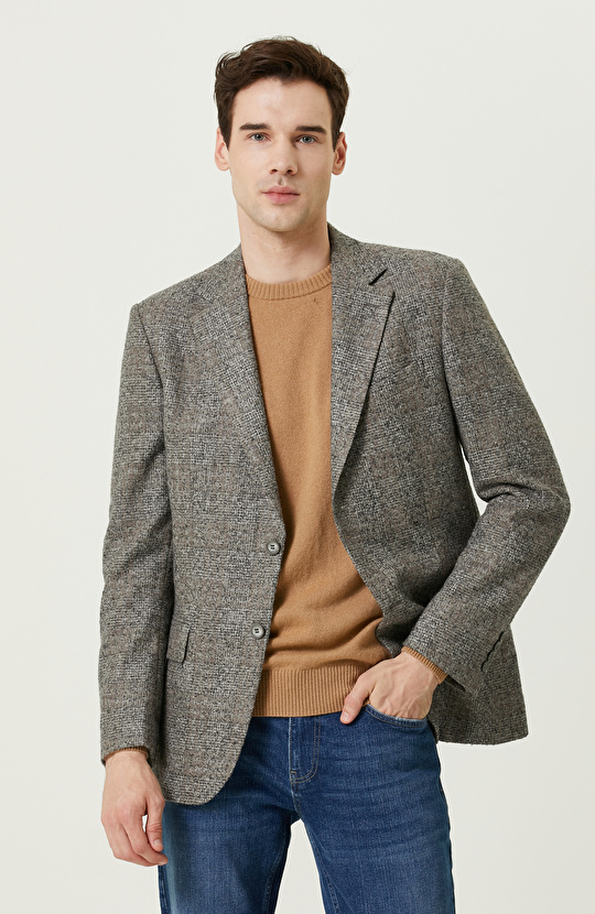 Limited Grey Patterned Jacket