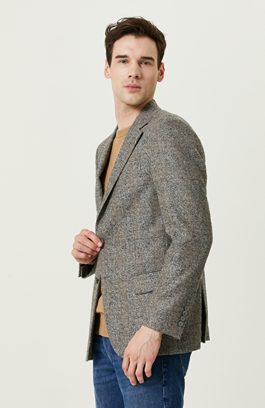 Limited Grey Patterned Jacket