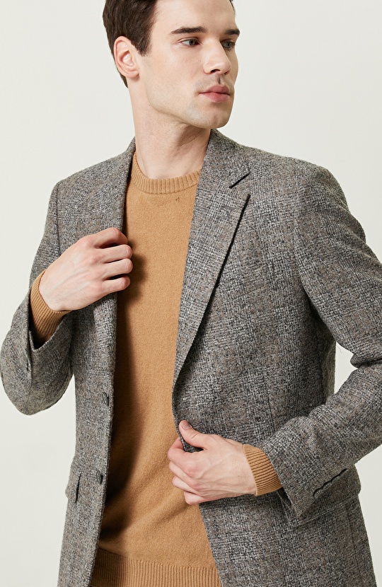 Limited Grey Patterned Jacket