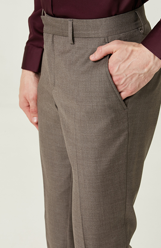 Loro Piana Kumaşıyla Üretilmiş Limited  Yünlü Vizon Takım Elbise