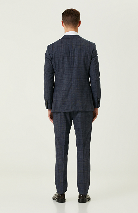 Loro Piana Kumaşıyla Üretilmiş Limited  Lacivert Yün Takım Elbise