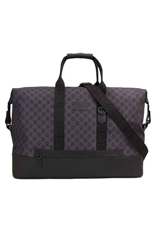 Siyah Lacivert Erkek Deri Seyahat Çantası