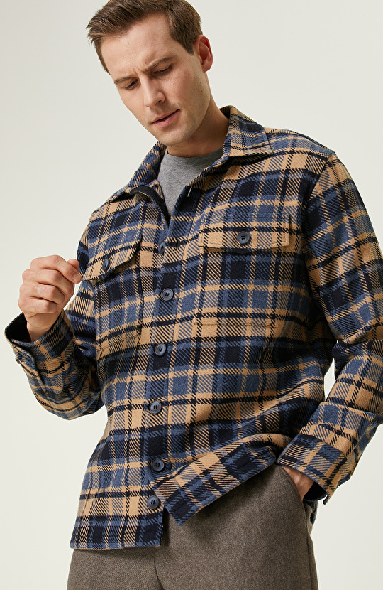 Indigo Dış Gömlek