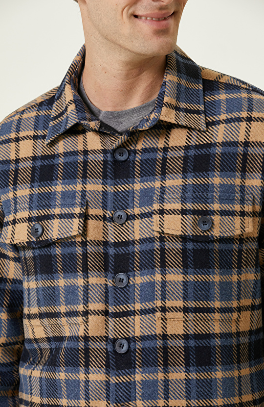 Indigo Dış Gömlek