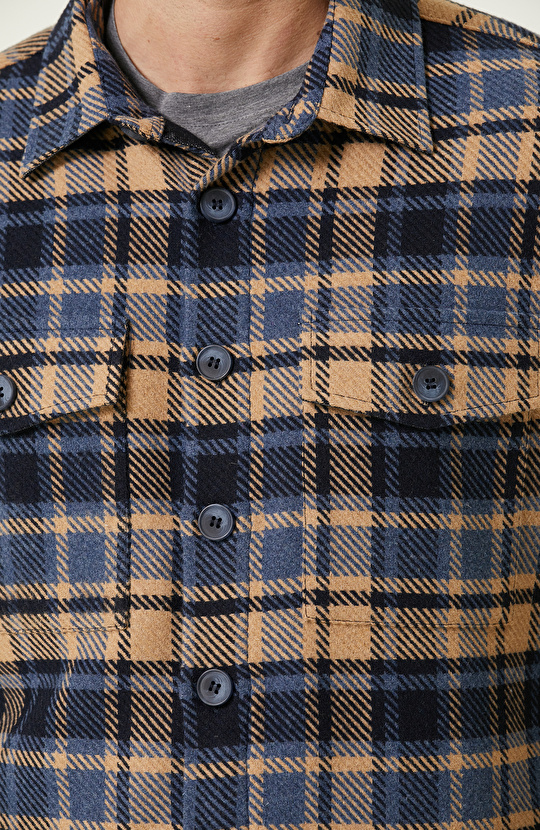 Indigo Dış Gömlek