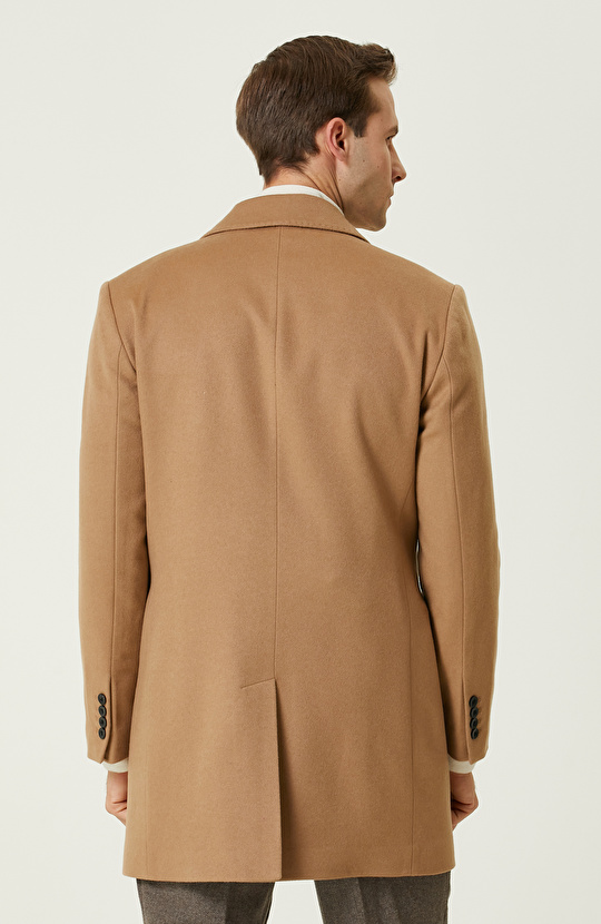 Camel Kaşmir Palto