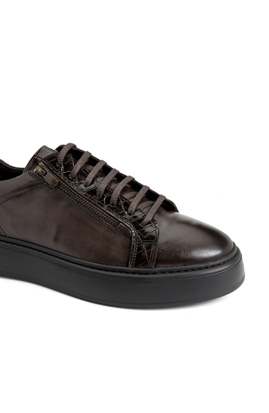 Kahverengi Erkek Deri Ayakkabı
