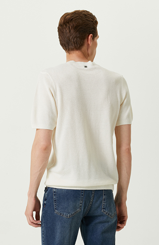 Ekru Pirinç Örgü Kazak