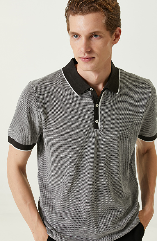 Haki Polo Yaka Kazak