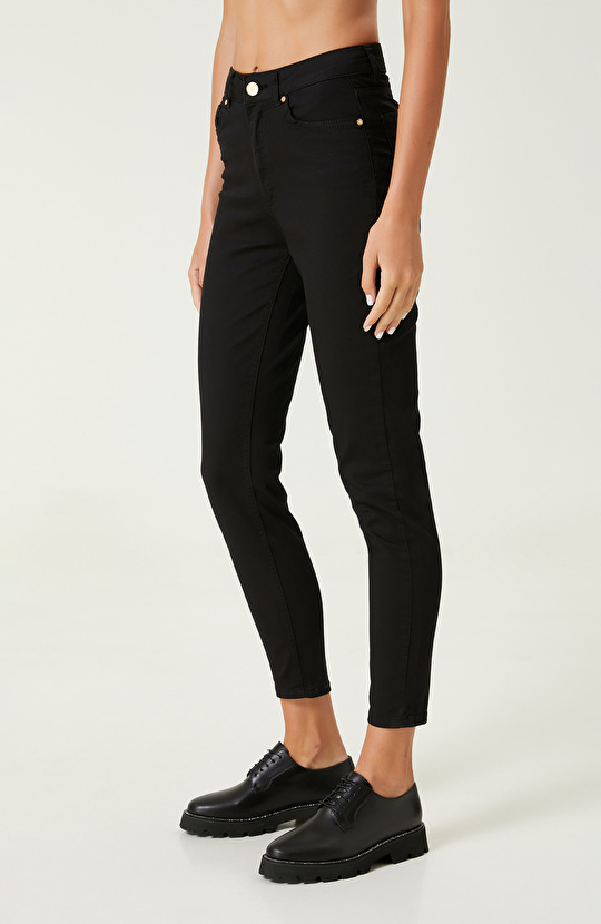 Siyah 5 Cepli Pantolon