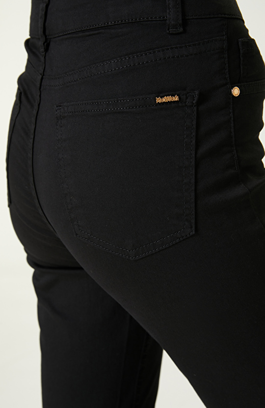 Siyah 5 Cepli Pantolon