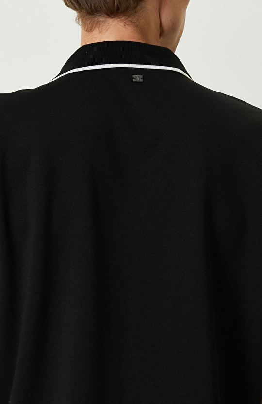 Siyah Polo Yaka Gömlek