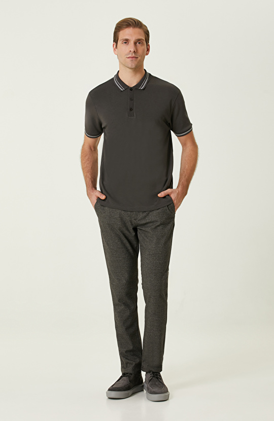 Haki Polo Yaka T-shirt