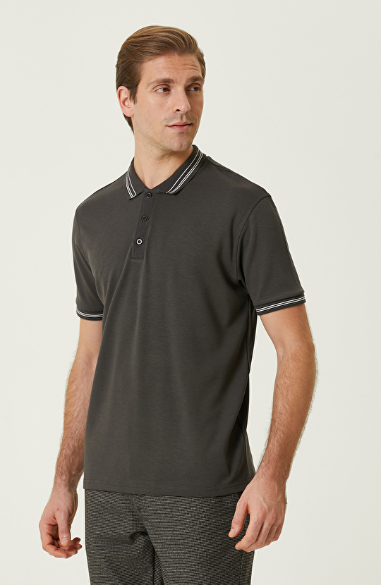 Haki Polo Yaka T-shirt