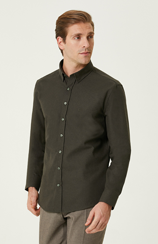 Haki Flanel Gömlek