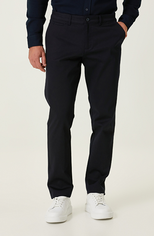 Lacivert Chino Pantolon