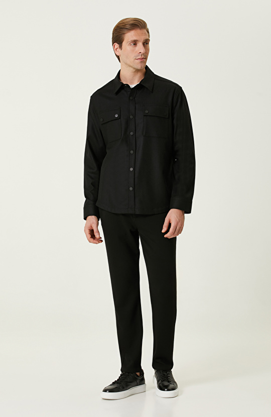 Siyah Dış Gömlek