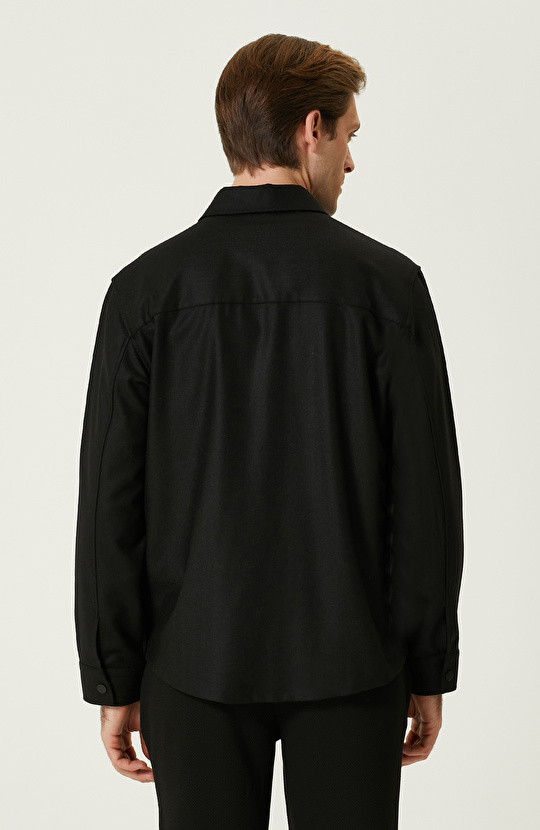 Siyah Dış Gömlek