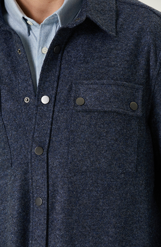 Indigo Dış Gömlek