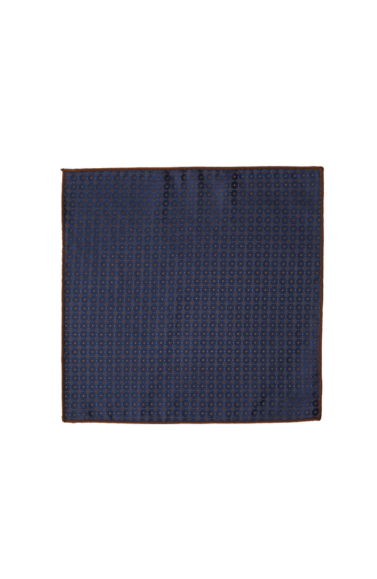 Lacivert Desenli Erkek Mendil