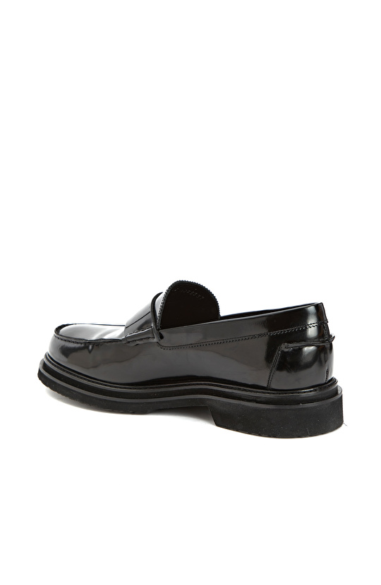 Siyah Erkek Deri Loafer