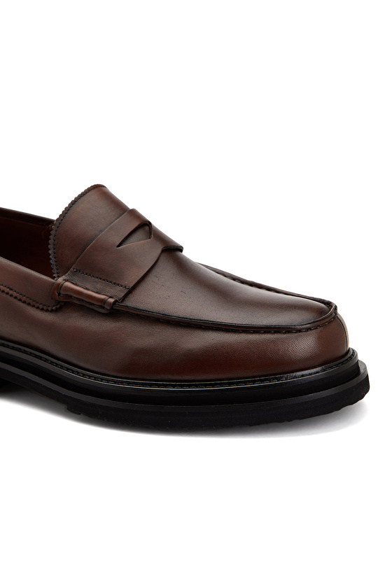 Taba Erkek Deri Loafer