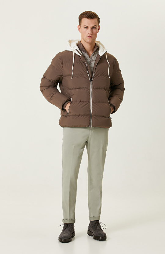 Vizon Kapüşonlu Mont