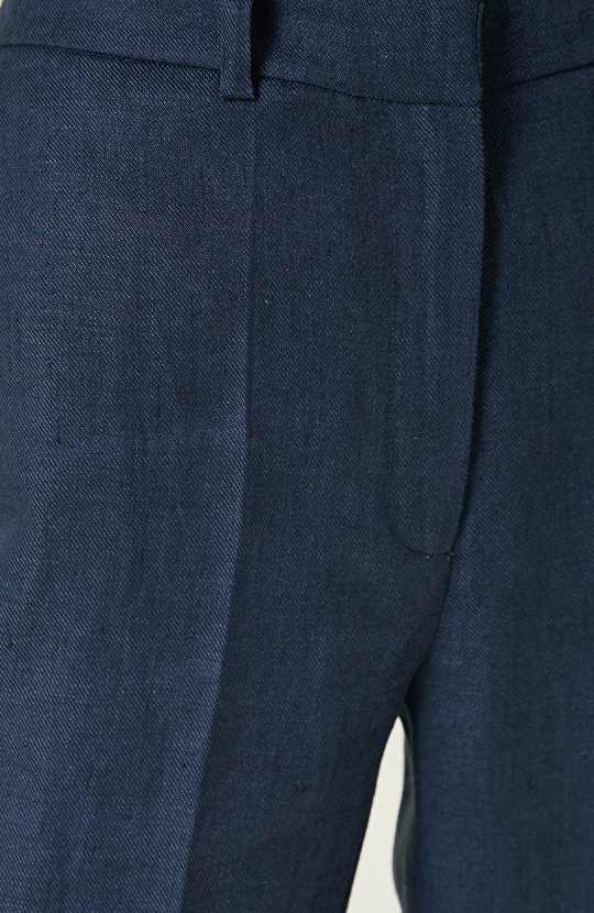 İndigo Keten Pantolon