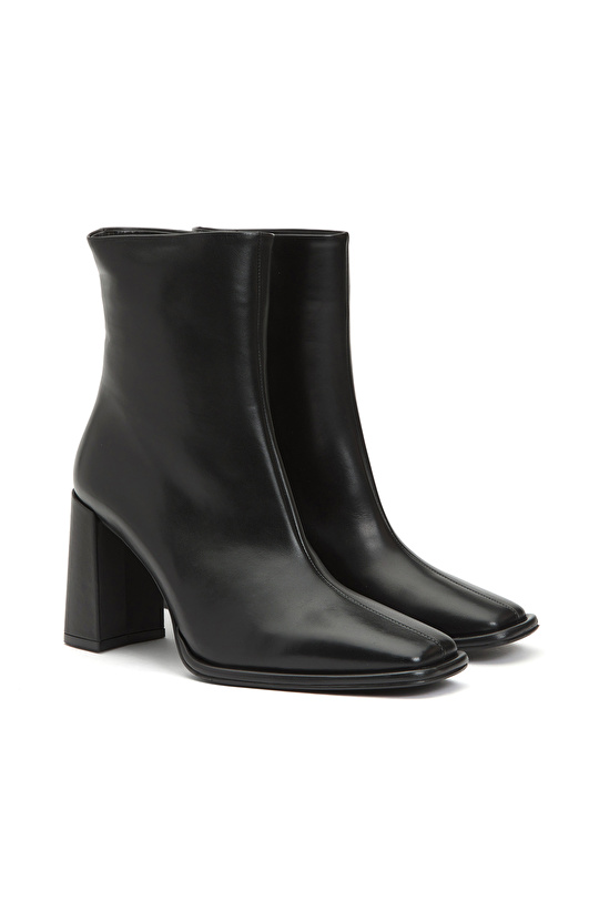 Siyah Kadın Deri Bot