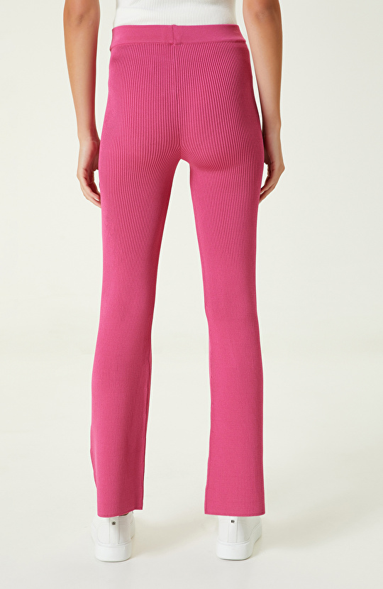 Fuşya Triko Pantolon