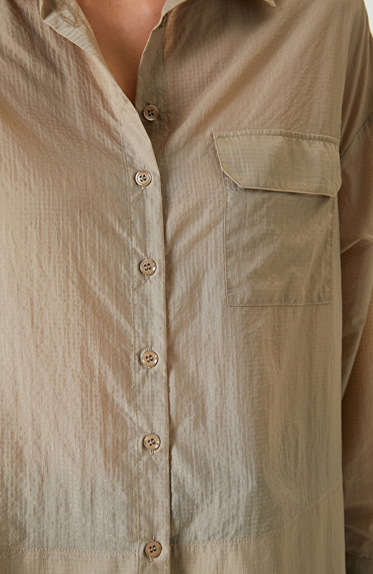 N-Tech Bej Gömlek