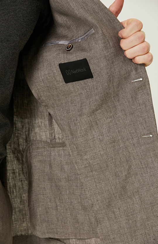 Vizon Keten Takım Elbise