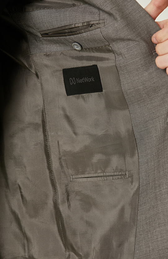 Gri Yün Takım Elbise