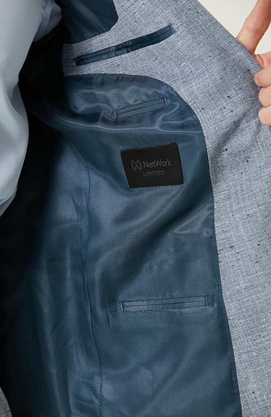 Loro Piana Kumaşıyla Üretilmiş  Limited Açık Mavi Takım Elbise