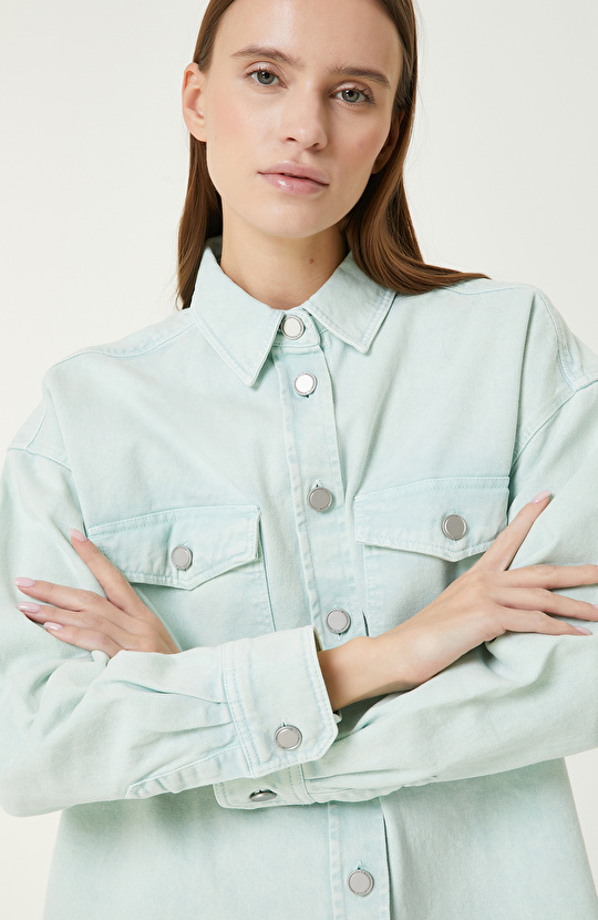 Mint Nane Denim Gömlek