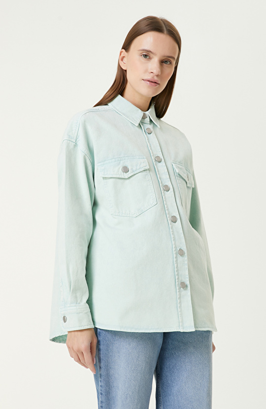 Mint Nane Denim Gömlek