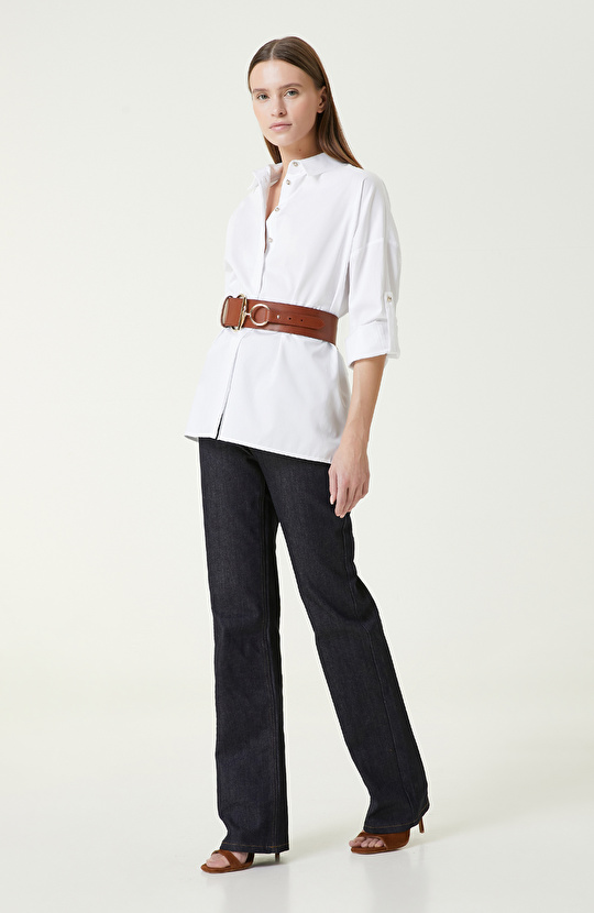  İndigo Denim Pantolon