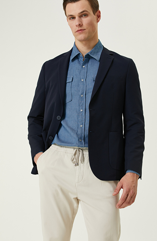 N-Tech Lacivert N-Tech Ceket