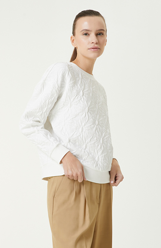 Beyaz Sweatshirt