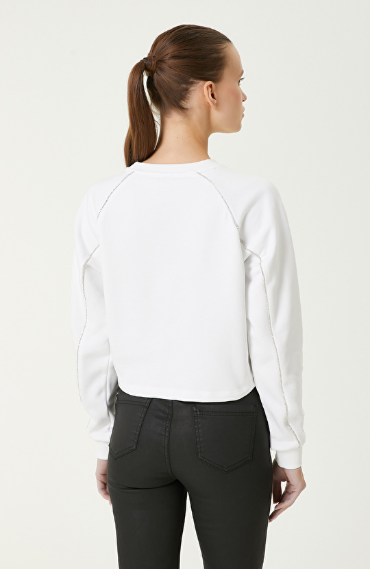 Kırık Beyaz Sweatshirt